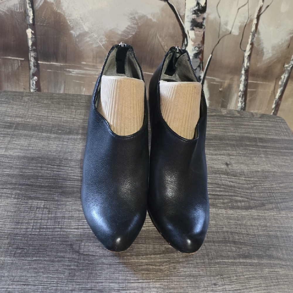 Coach Black Leather Heels